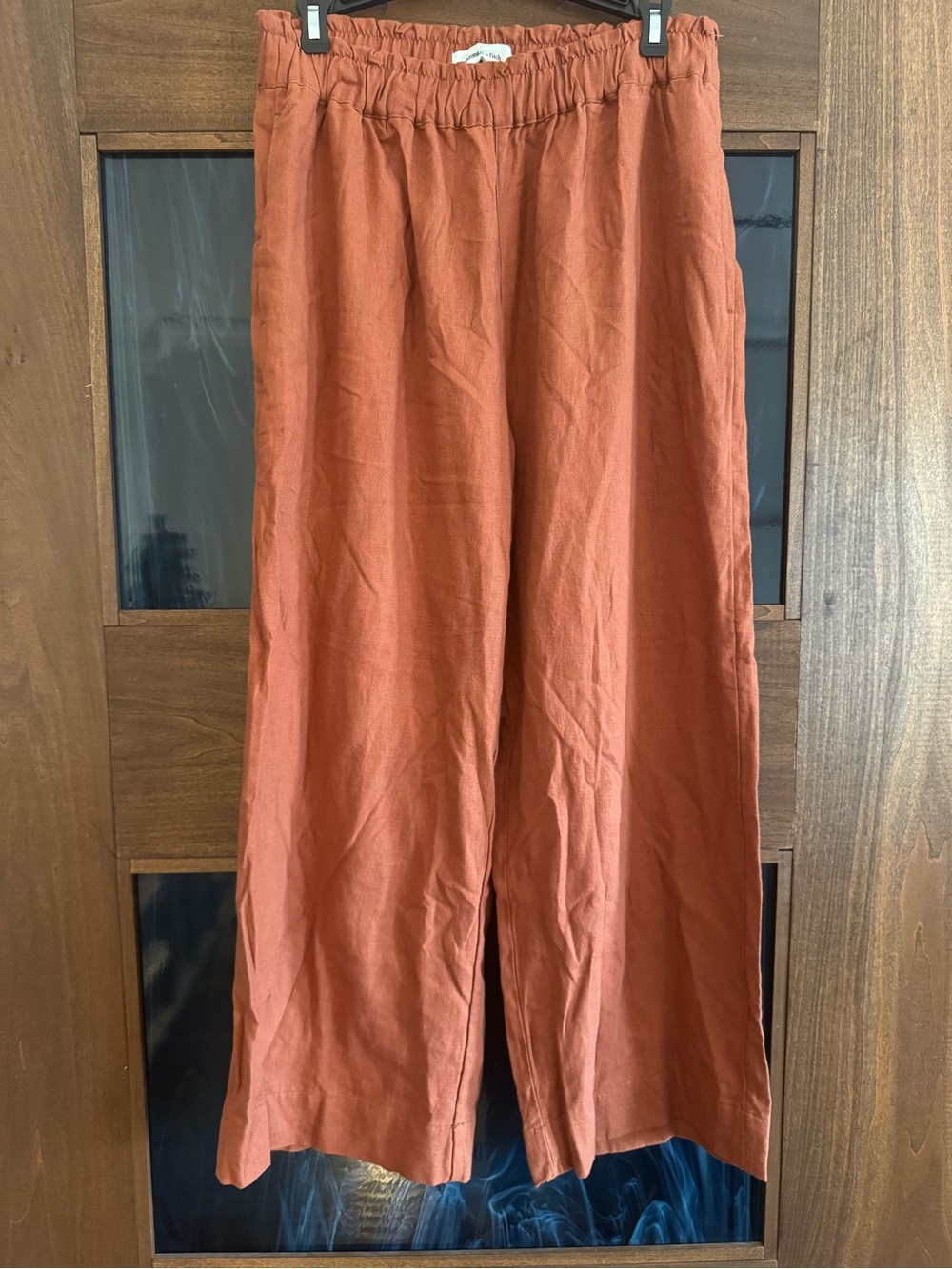 Abercrombie & Fitch Women's Linen Blend Pants